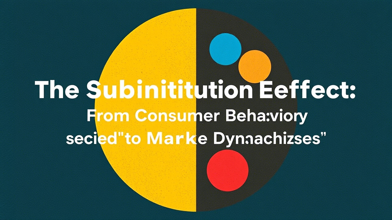 The Substitution Effect: From Consumer Behavior to...